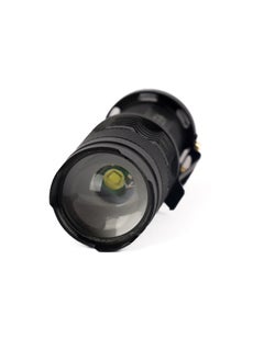 LUSTER Small LED flashlight with clip, black  - Image 4