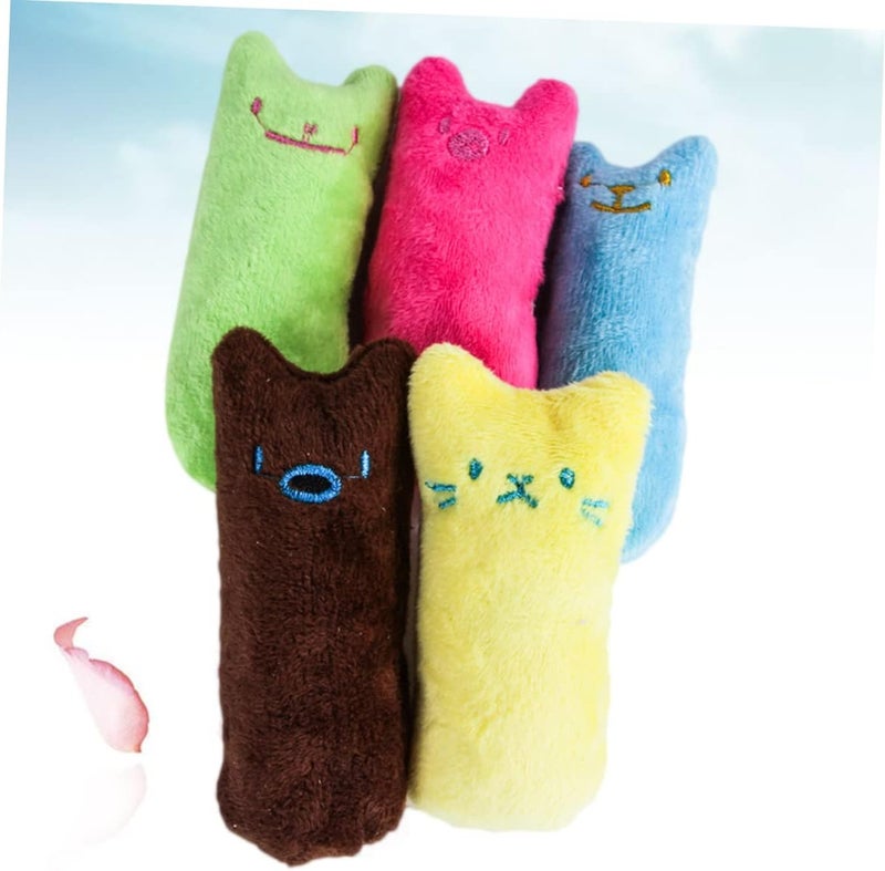 Yardwe Interactive Cat Toy Set 5pcs Simulation Pillow Cartoon Pet Supplies Random Color - Image 5
