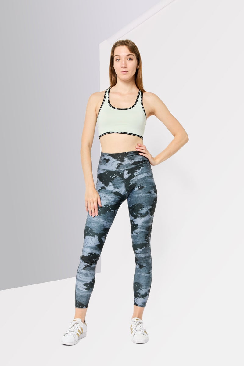 GUESS Women Sportswear Fit Lightly Padded Sports Bra, Sage - Image 2