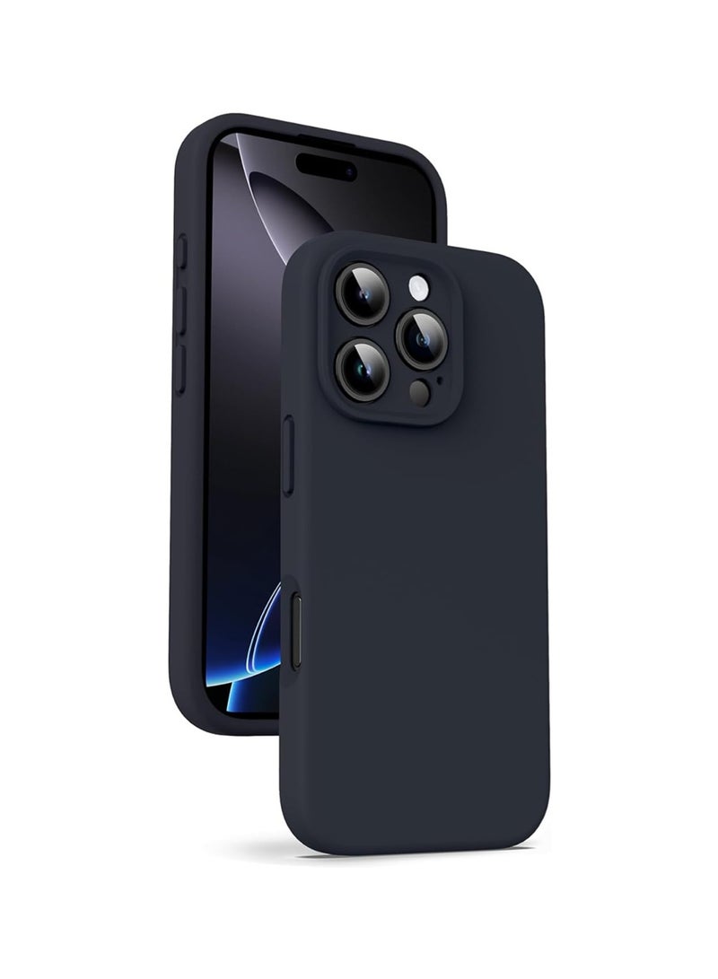 WRISTWISE Case Cover for iPhone 16 Pro - [Camera All-Round Protection] [Soft Microfiber Lining Anti-Scratch] Shockproof Phone Case Cover, Black - Image 1