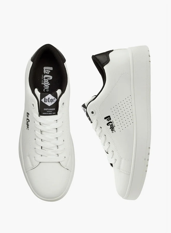 Lee Cooper Men's Perforated Detail Lace-Up Sneakers