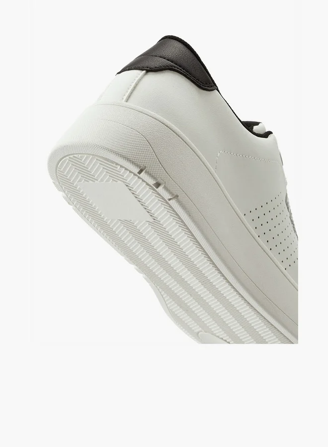 Lee Cooper Men's Perforated Detail Lace-Up Sneakers