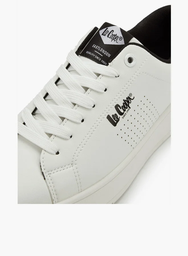 Lee Cooper Men's Perforated Detail Lace-Up Sneakers