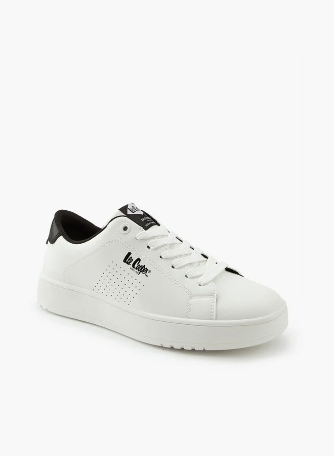 Lee Cooper Men's Perforated Detail Lace-Up Sneakers