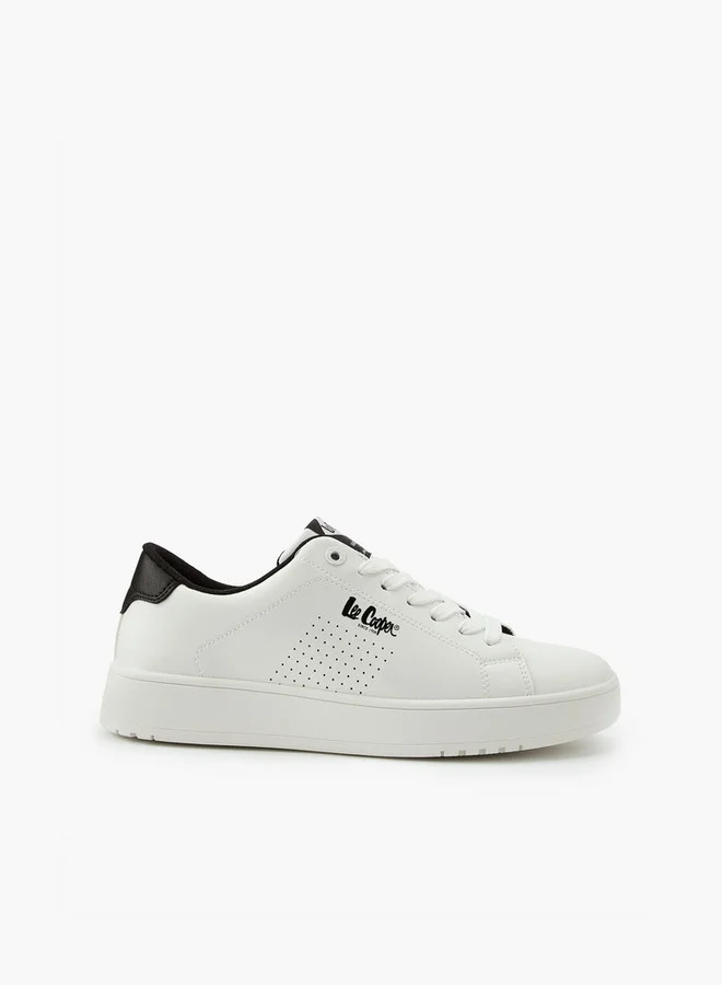 Lee Cooper Men's Perforated Detail Lace-Up Sneakers