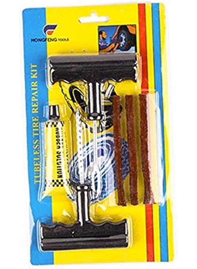 الكبريت مجموعة أدوات إصلاح إطارات السيارات الاحترافية، مجموعة أدوات إصلاح إطارات السيارات والدراجات النارية بدون أنابيب، مجموعة أدوات إصلاح قابس ثقب الإطارات، ملحقات السيارات