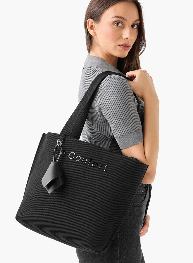 لو كونفورت حقيبة يد كبيرة بمقبض مزدوج