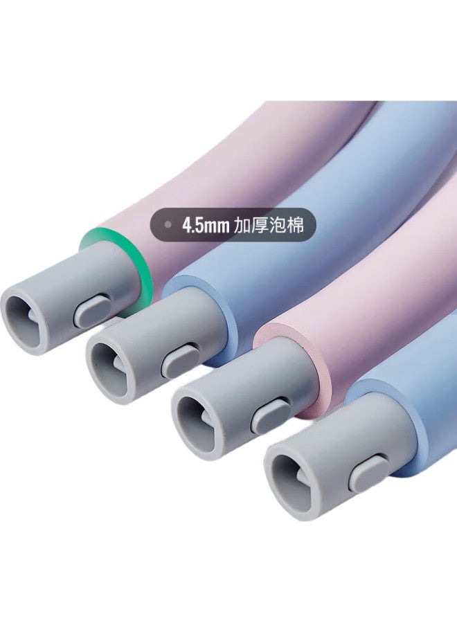 Keep Detachable Hula Hoop For Fitness, Shaping, Aerobic Exercise, Buttocks Lifting And Abdominal Compression, Blue-Gray - Image 1