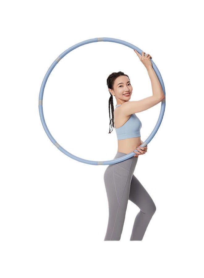 Keep Detachable Hula Hoop For Fitness, Shaping, Aerobic Exercise, Buttocks Lifting And Abdominal Compression, Blue-Gray - Image 3