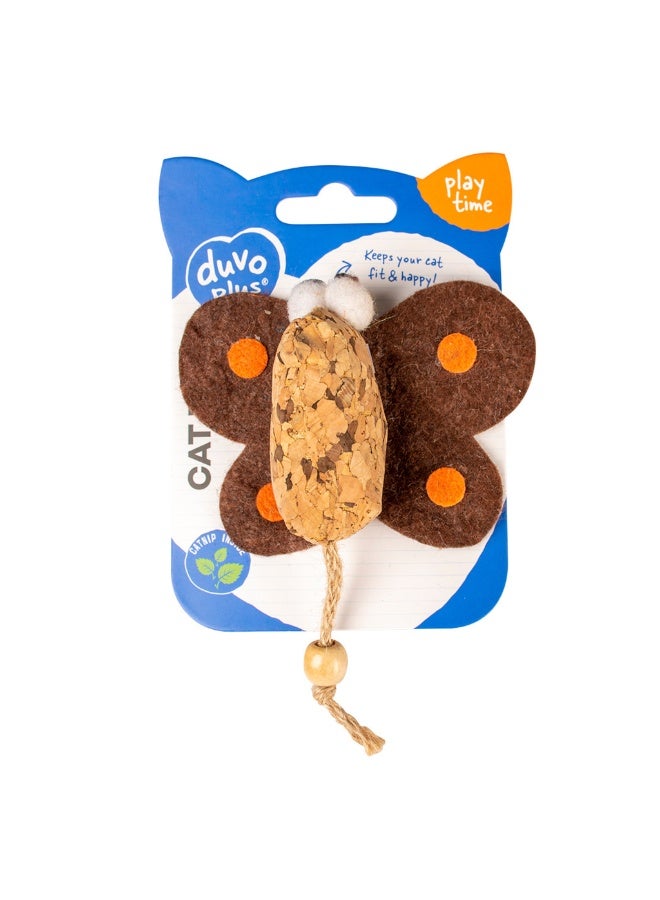 Duvo + Duvo+ Cork Butterfly 10X12X3Cm Brown - Image 2