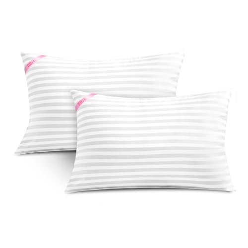 EIUE Throw Pillow Inserts, Machine Washable Pillows,Premium Polyester Fiber Fill for Sofa Bed & Decorative Cushions (White, 12x20inch) - Image 1