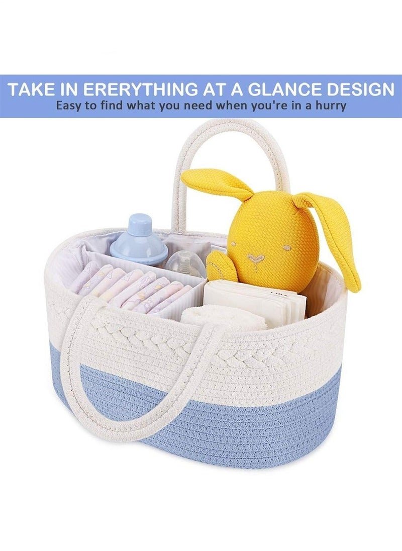 MIXDE Travel-Friendly Portable Baby Diaper Caddy Organizer Bag With Removable Dividers  - Image 4