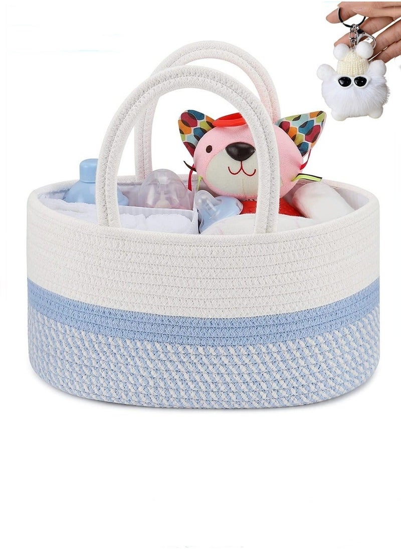 MIXDE Travel-Friendly Portable Baby Diaper Caddy Organizer Bag With Removable Dividers  - Image 1