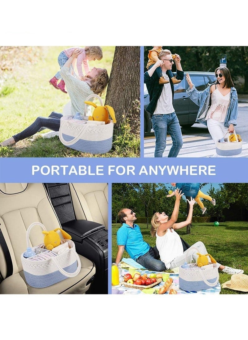 MIXDE Travel-Friendly Portable Baby Diaper Caddy Organizer Bag With Removable Dividers  - Image 2