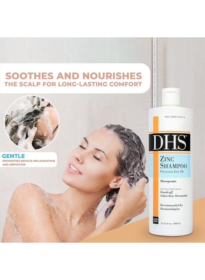 DHS Zinc Shampoo, Dhs 16oz  - Image 5