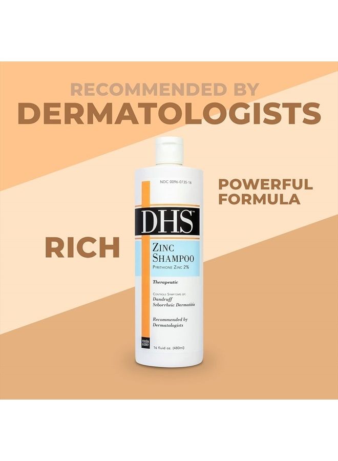 DHS Zinc Shampoo, Dhs 16oz  - Image 2