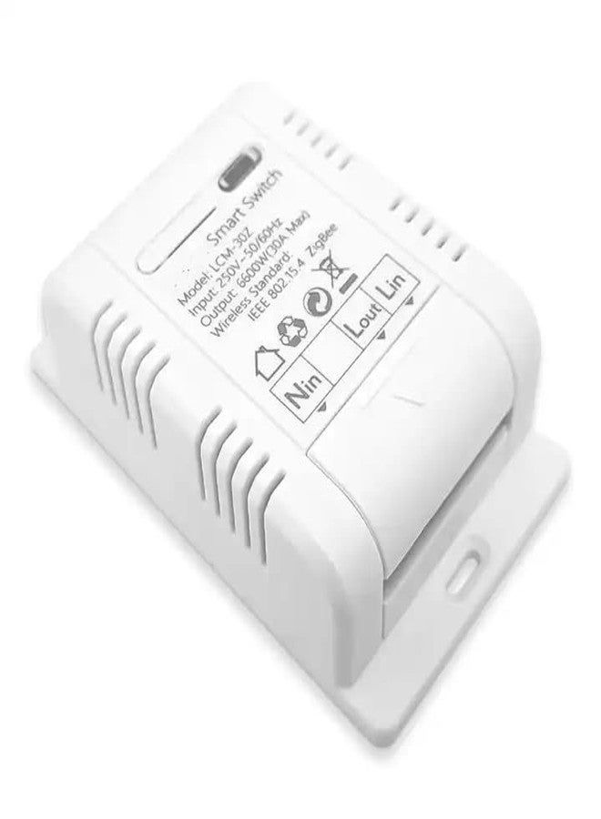 Protium 20A Smart Wireless WIFI Switch Compatible with Alexa, Google home, IFTTT and Smart life app, White (Wifi Router/Hotspot Required) - Image 1