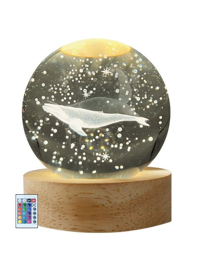 BestHome Whale Gifts 3D Night Light Gifts For Kids Room Decor Gifts Idea For Boys Girls Brithday (16 Color Remote Control)  - Image 2