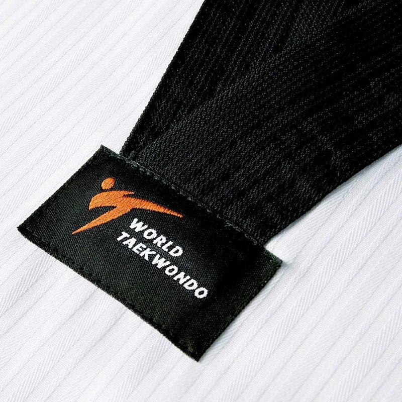 Mooto Korea Taekwondo MTX S2 Uniform Black BK V-Neck Dobok White Uniforms Tae Kwon Do MMA Martial arts Karate WT Logo - Image 4