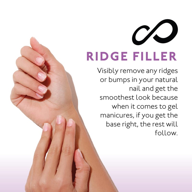 Eternal Ridge Filler Base Coat Nail Polishâ€“ 13.5 mL Clear Nail Primer Treatment - Ridge Filling Base Coat Strengthener for Nail Strength & Repair of Hard, Thin, Dry & Ridged Fingernails - 1 Unit - Image 2