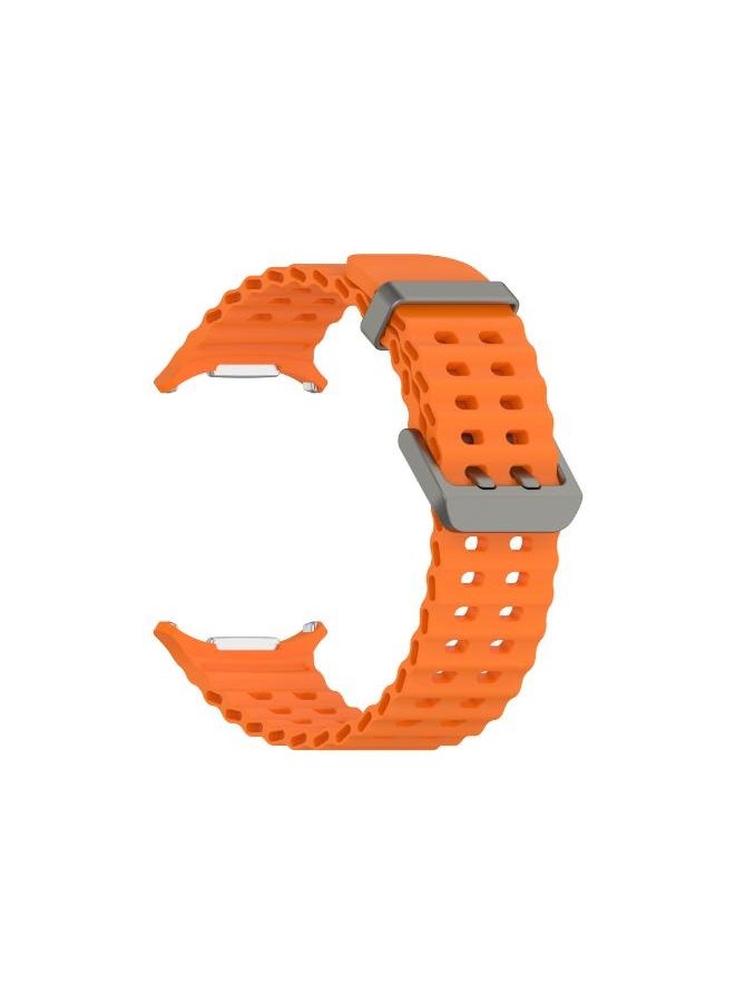 huanmate - 4PCS Samsung Galaxy Watch Ultra 47mm Soft Silicone Replacement Strap - High Quality, Lightweight, Stylish & Durable - Easy Installation - Replacement Strap for Samsung Galaxy Watch Ultra 47mm - Image 1