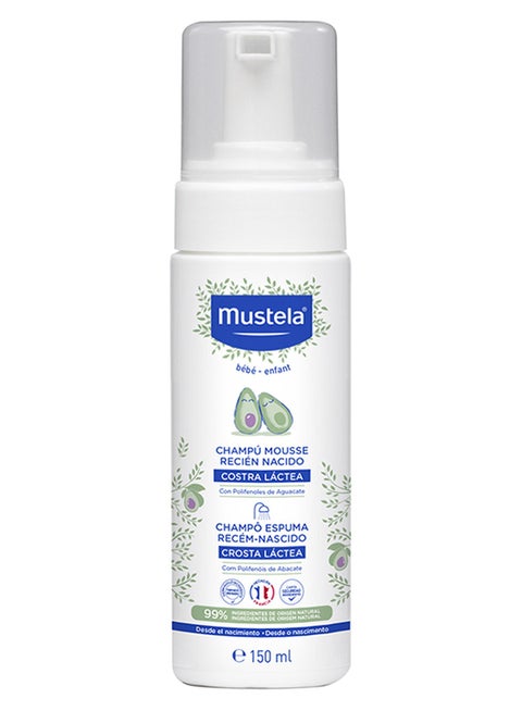 Natural Origin Foam Shampoo With Avocado Polyphenols for Newborns, 150ml