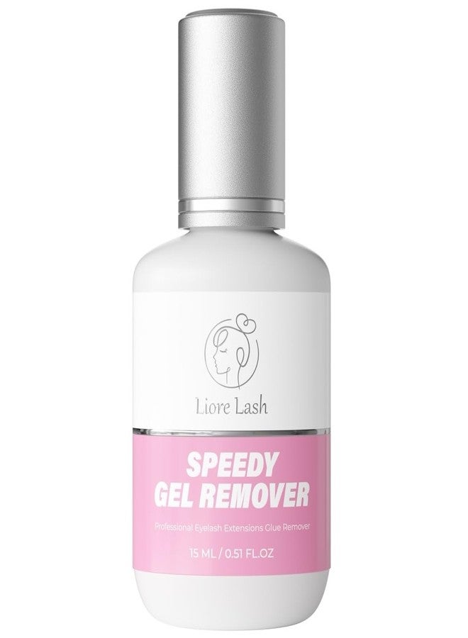 Liore Lash Speedy Gel Remover for Lash Extensions Liore Lash/Fast Lash Remover for Eyelash Extension Glue/60 Sec Dissolution Time/GBL Free Lash Debonder/Lash Glue Remover Professional Tech Salon Supplies (15 ml) - Image 1
