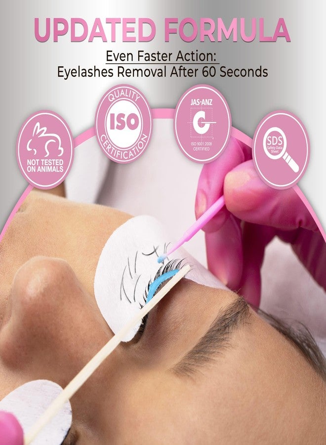 Liore Lash Speedy Gel Remover for Lash Extensions Liore Lash/Fast Lash Remover for Eyelash Extension Glue/60 Sec Dissolution Time/GBL Free Lash Debonder/Lash Glue Remover Professional Tech Salon Supplies (15 ml) - Image 2