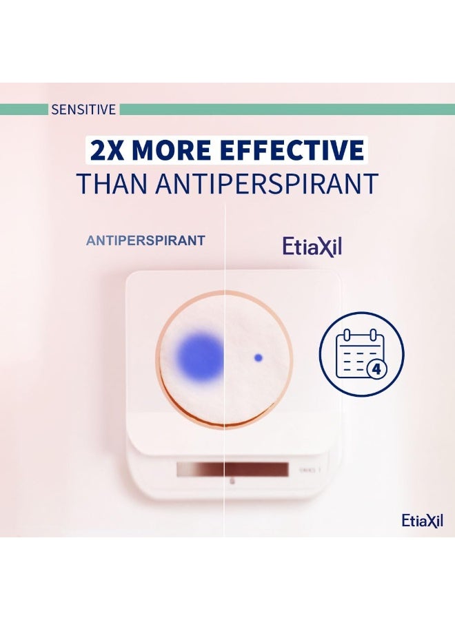 إتياكسيل إيتياكسيل مزيل للتعرق يدوم 4 أيام، للبشرة الحساسة تحت الإبطين، لعلاج فرط التعرق، رول أون، 15 مل - Image 5