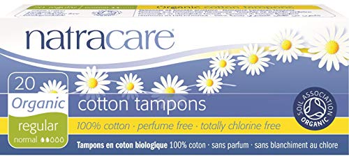 Natracare Organic Cotton Tampon Regular 20 Count (6 Pack) - Image 1