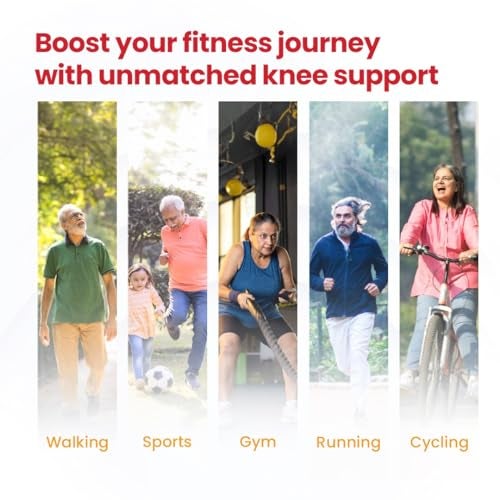 AGEasy (Max Group Comfort Knee Cap For Pain | Knee Support For Men And Women | Inner Cotton Lining For Skin Comfort | Anti-Slip Design | 4-Way Stretch | Knee Caps For Women And Men (XXL) - Image 4