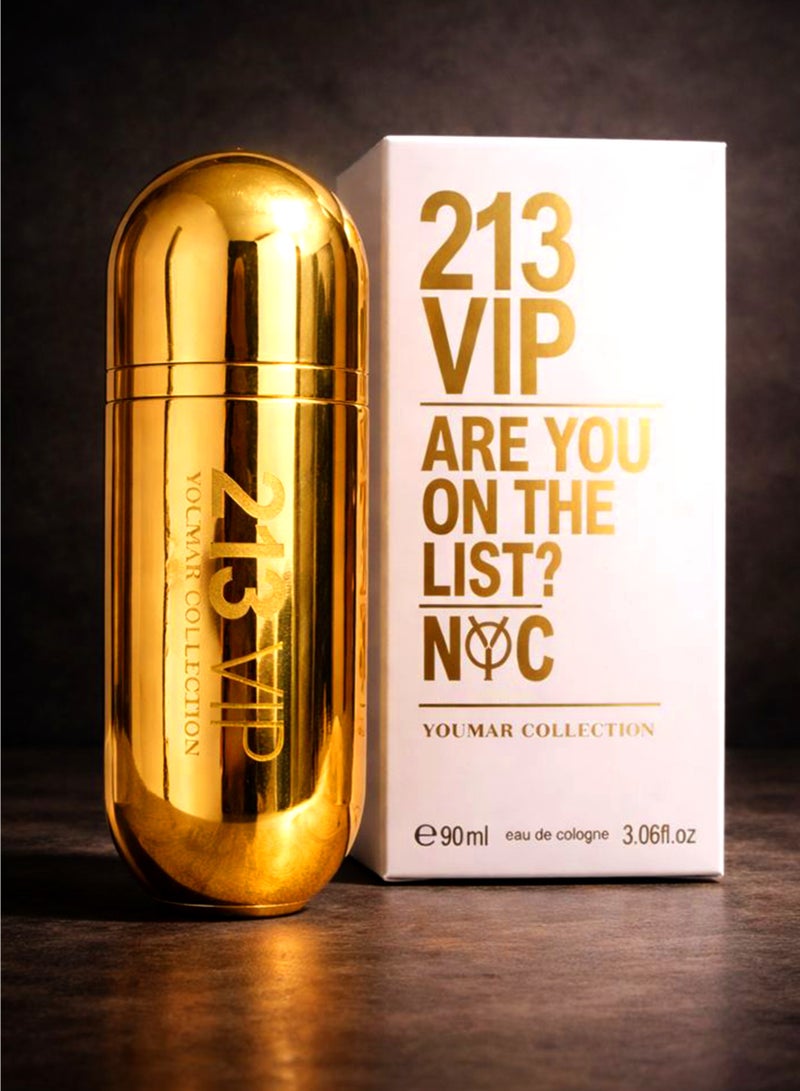 يومار عطر فانيليا نسائي من مجموعة يومار 213 VIP رقم 1300، 90 مل | عطر فاخر للنساء برائحة الفانيليا الحلوة والفواكه والزهور البيضاء | أفضل عطر للنساء - Image 3