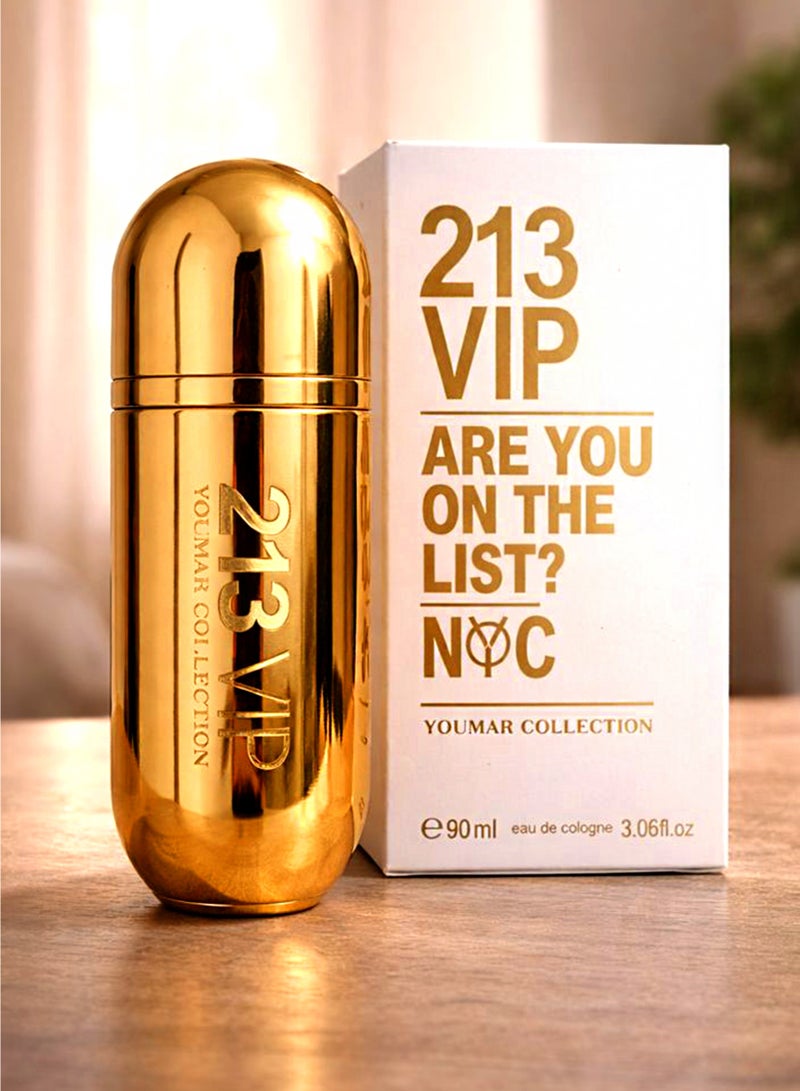 يومار عطر فانيليا نسائي من مجموعة يومار 213 VIP رقم 1300، 90 مل | عطر فاخر للنساء برائحة الفانيليا الحلوة والفواكه والزهور البيضاء | أفضل عطر للنساء - Image 5