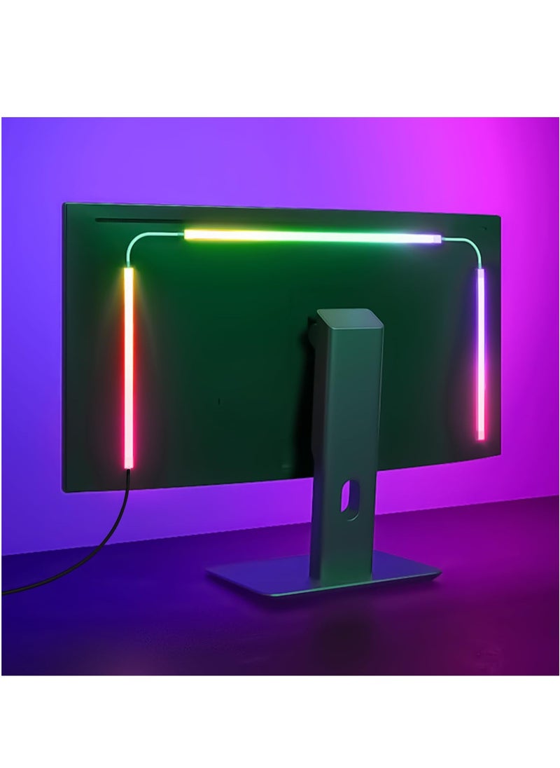 Generic - RGB Backlight for 27 Inches Computer Monitor, Yakiter LED Strip Light Sync with Screen Color & Music for Games Movies etc, Software Control, USB Powered - Image 1