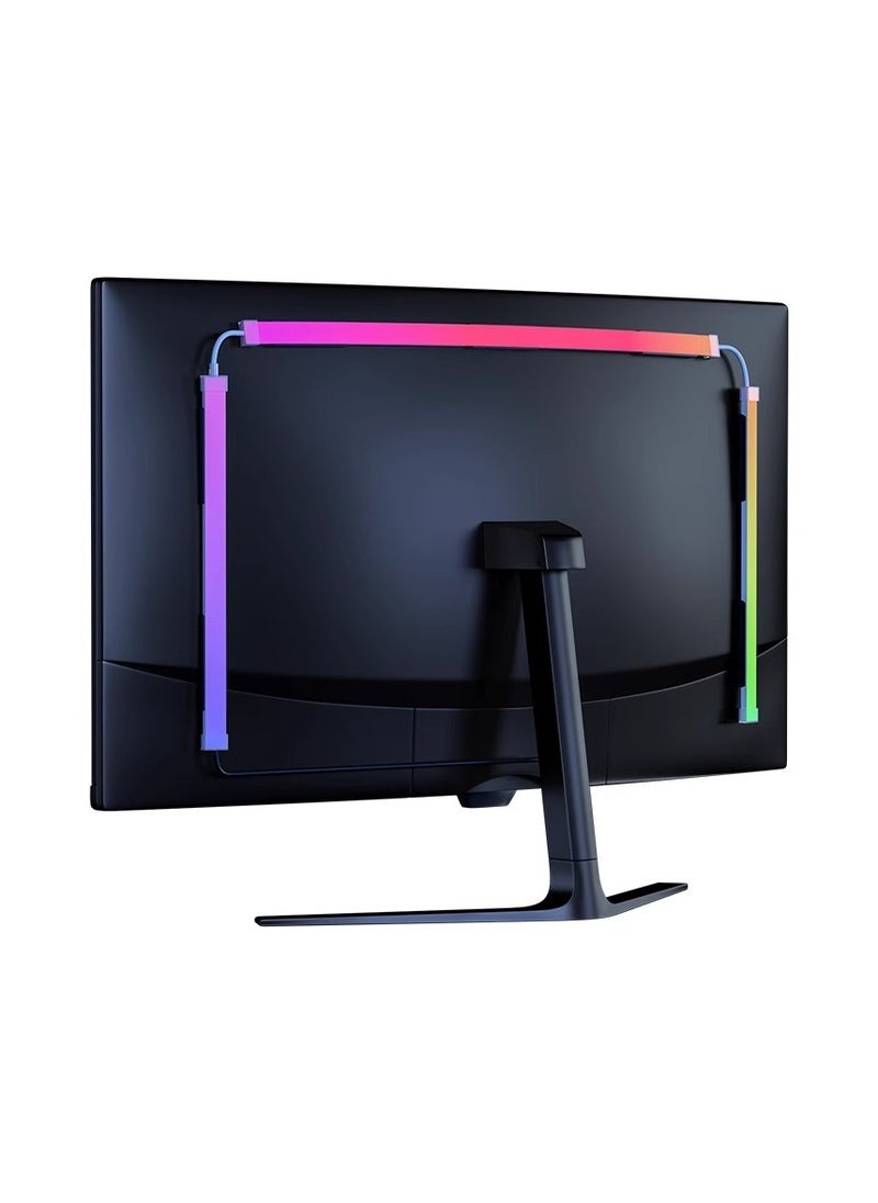 Generic - RGB Backlight for 27 Inches Computer Monitor, Yakiter LED Strip Light Sync with Screen Color & Music for Games Movies etc, Software Control, USB Powered - Image 1