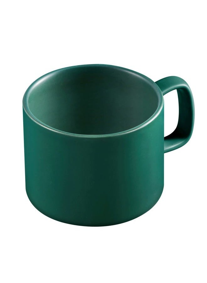 Vobaga Coffee Mug 11 oz Tea Cup with Flat-Bottom Warming Coffee Milk for Office and Home Valentine's Day Gift(Green) - Image 1