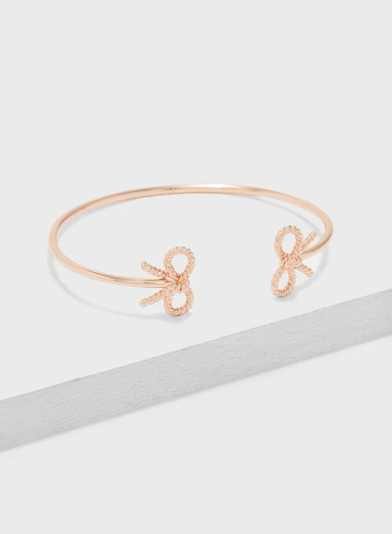OLIVIA BURTON Vintage Bow Open Ended Bracelet