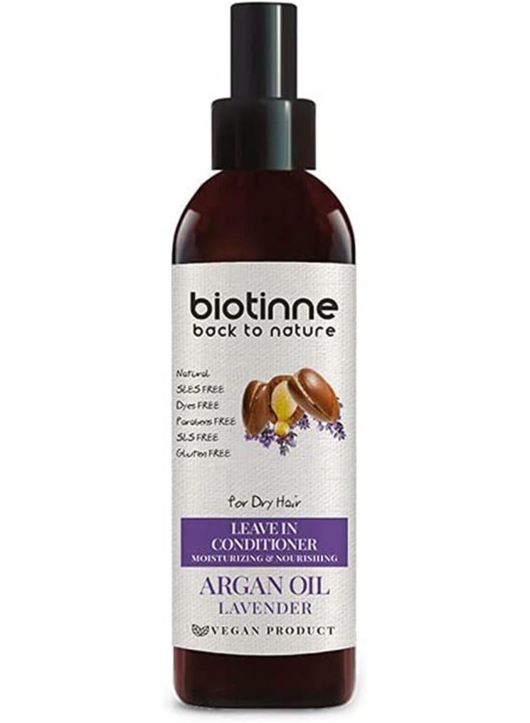 biotinne Biotinne Argan Oil And Lavender Leave In Conditioner 300 ml, Brown
