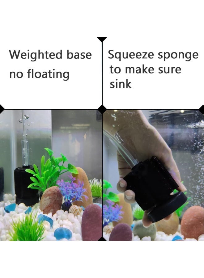 3 Pack Aquarium Bio Sponge Filter Breeding Fry Betta Shrimp Nano Fish Tank (Small up to 10Gal) - Image 3