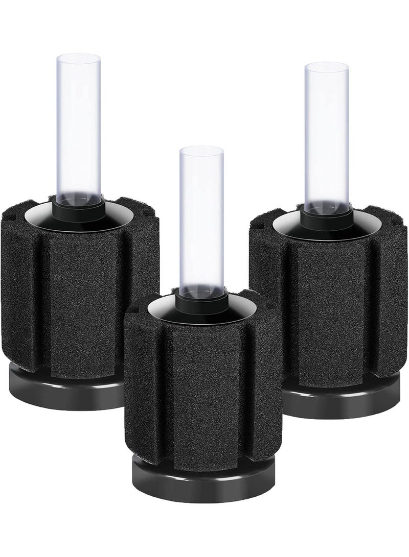 3 Pack Aquarium Bio Sponge Filter Breeding Fry Betta Shrimp Nano Fish Tank (Small up to 10Gal) - Image 1