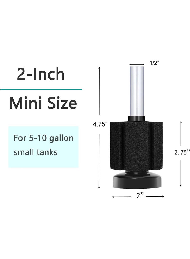 3 Pack Aquarium Bio Sponge Filter Breeding Fry Betta Shrimp Nano Fish Tank (Small up to 10Gal) - Image 4