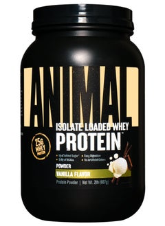 UNIVERSAL NUTRITION Animal Loaded Isolate Whey Protein Vanilla 2 Lb 