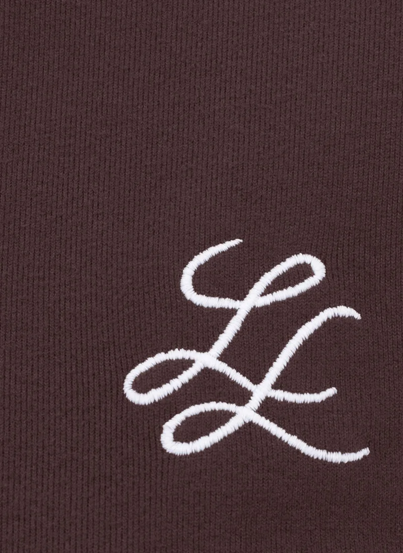 Lichi  Mini knitted dress with chest embroidery for Women | Best Price UAE