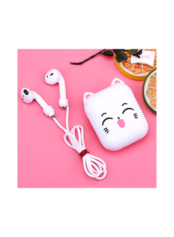 Cool Baby Cute Cat Wireless Apple AirPods Case Pink/White/Black - Image 2