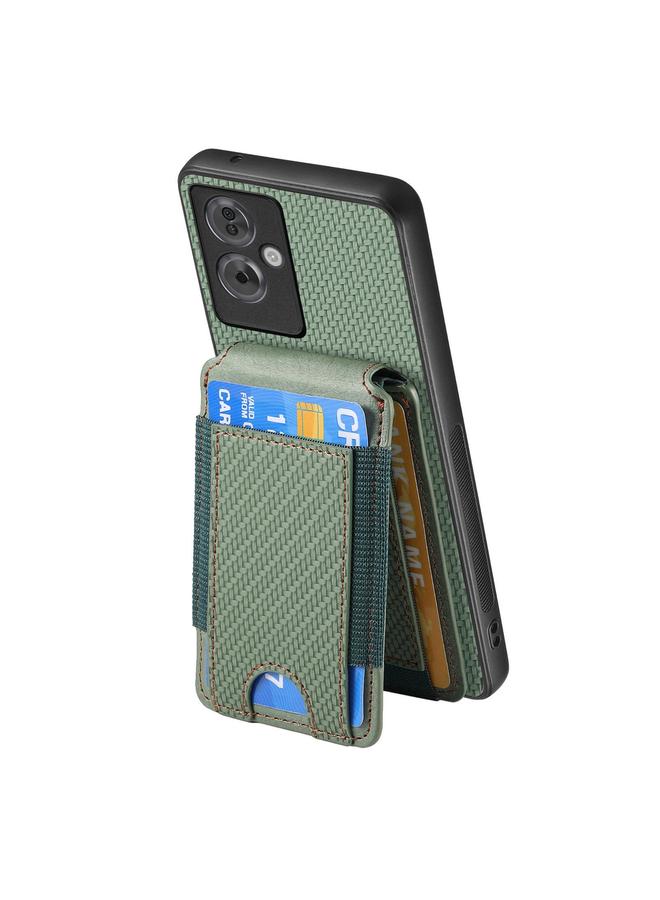 S-TOP Case For OPPO Find X5 Carbon Fiber Vertical Flip Wallet Stand Phone Case - Image 3