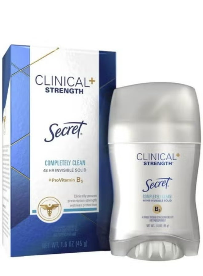 مزيل العرق سيكريت كلينيكال لمدة 48 ساعة، 45 جم