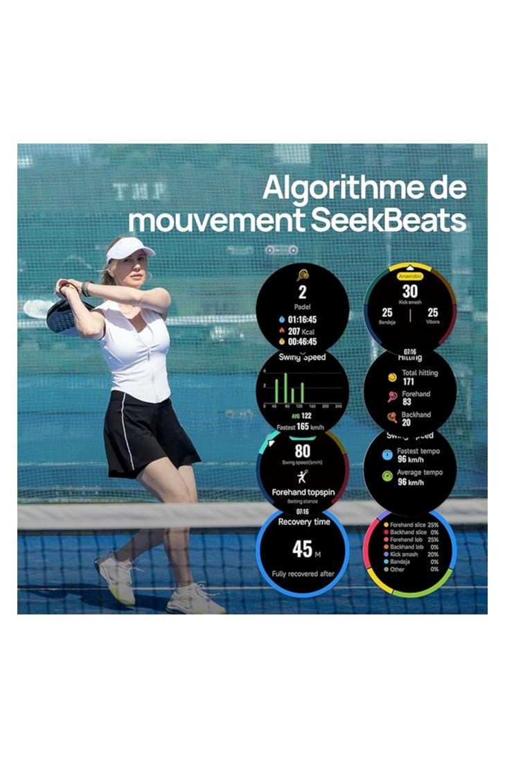 Mibro GS Active2 – AMOLED 1.32 Inch GPS Running Watch Lightweight with Training Functions GPS Smartwatch Heart Rate Monitoring Navigation for Running, Cycling and Skiing - Image 5