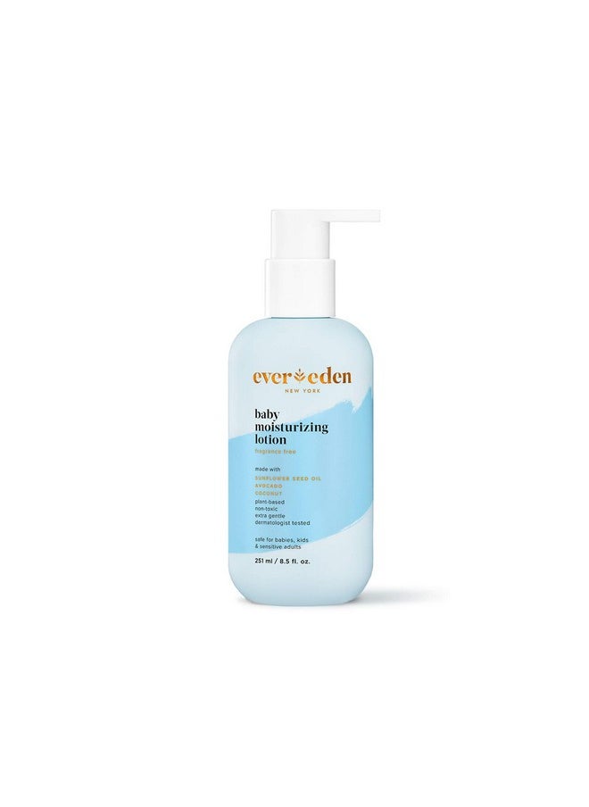 Evereden - Baby Moisturizing Lotion Fragrance Free 8.5 Fl Oz. Clean And Natural Baby Lotion Nontoxic And Fragrance Free Plantbased And Organic Ingredients - Image 1