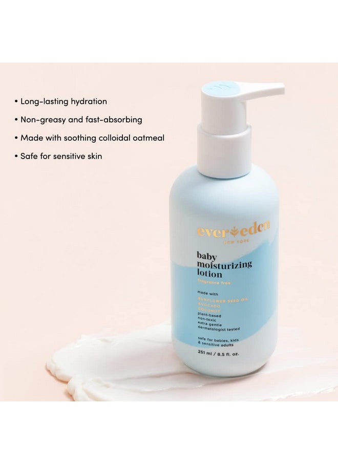 Evereden - Baby Moisturizing Lotion Fragrance Free 8.5 Fl Oz. Clean And Natural Baby Lotion Nontoxic And Fragrance Free Plantbased And Organic Ingredients - Image 1