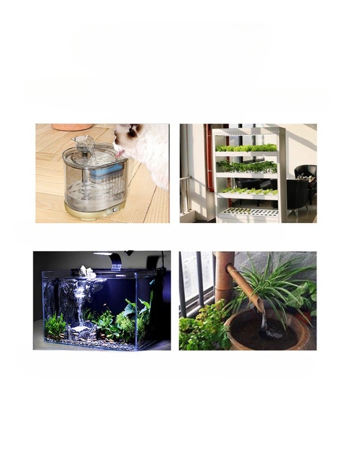 Submersible Usb Small Fountain Pumps, Quiet Usb Fountain Pump Electric Brushless, Pet Ultra Quiet Outdoor Small Fountain, [Upgraded model with filter cotton] Ordinary water pump 2 meters] - Image 4